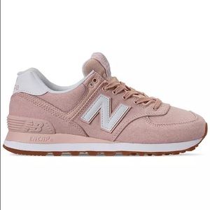 New Balance 574 pink sneakers